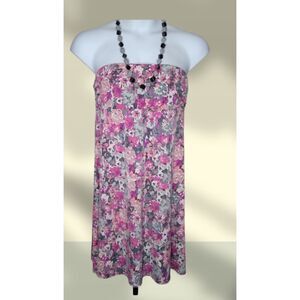Nicole by Nicole Miller Sundress Strapless Floral XL